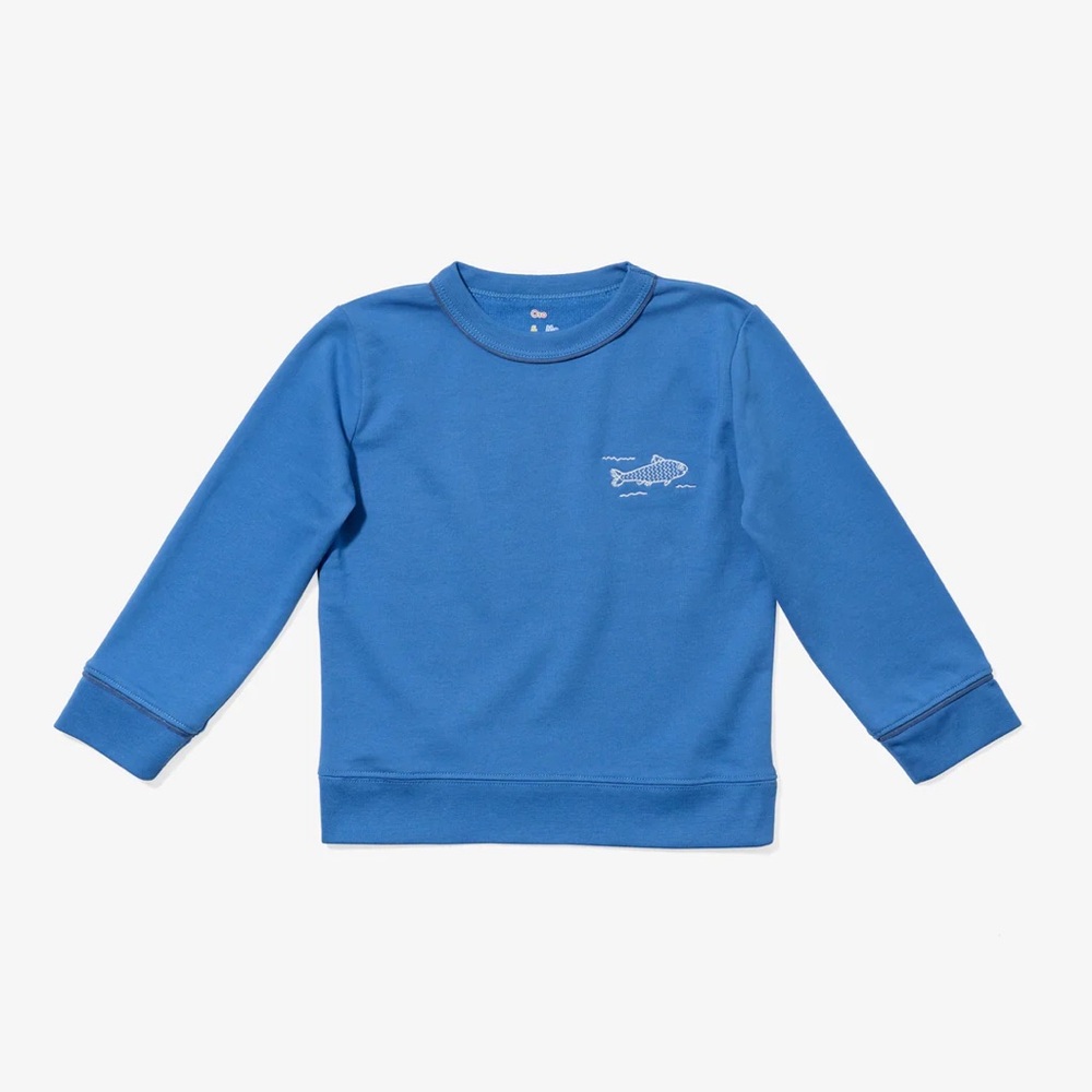 Oso & Me Remy Sweatshirt, Go Fish (Size 4T)